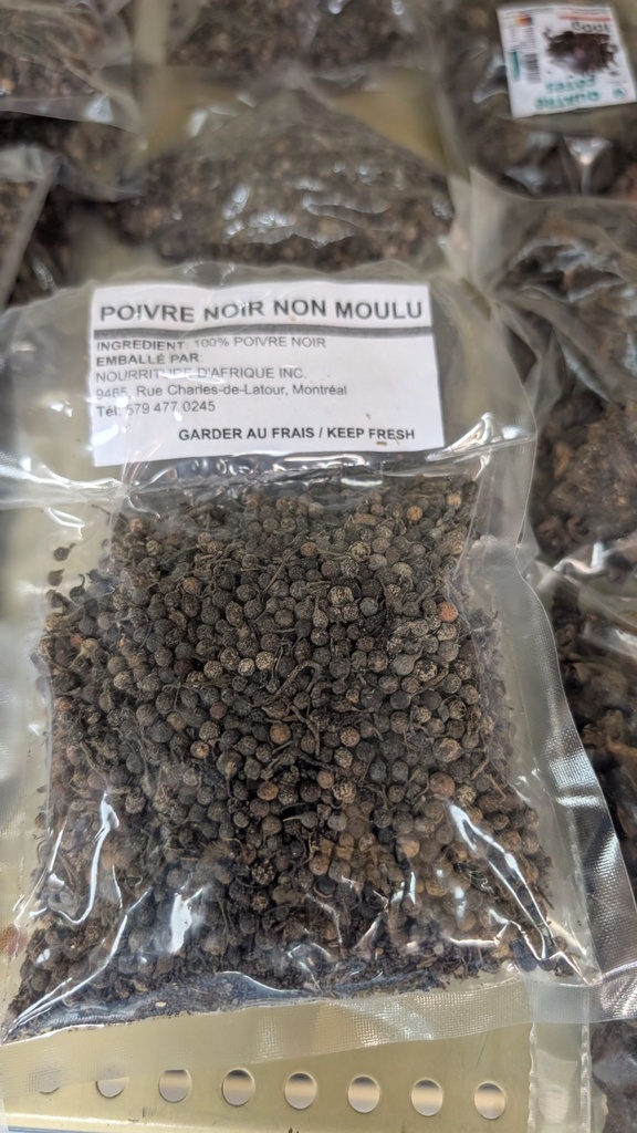 [ESF103] Poivre noir non moulu 100g - NDA