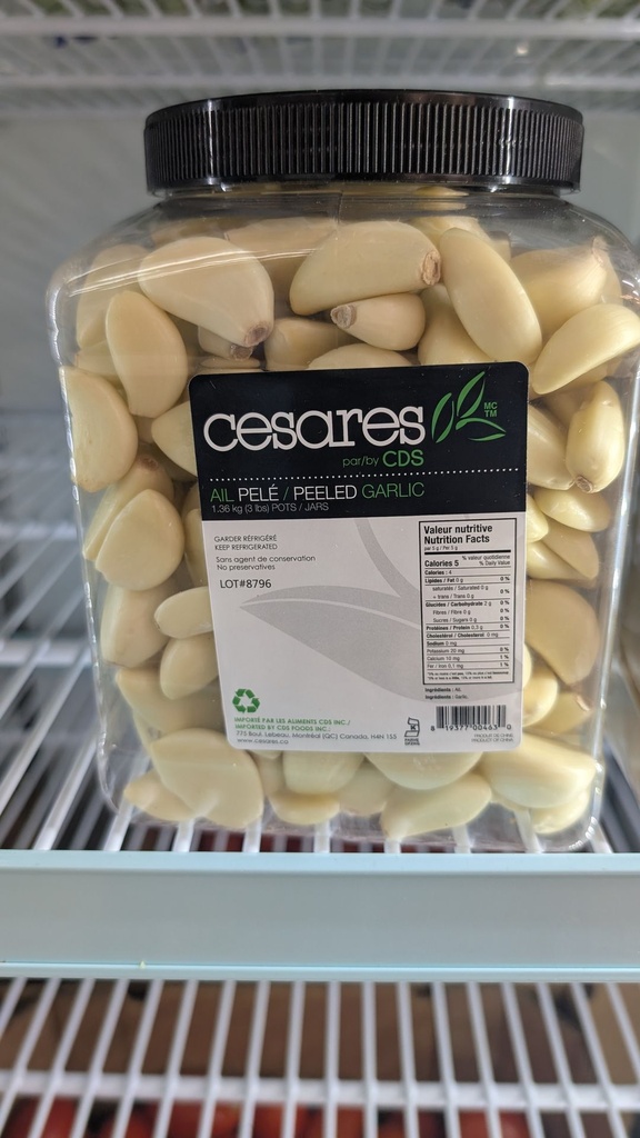 [ESF126] Ail pélé césares 1,36kg