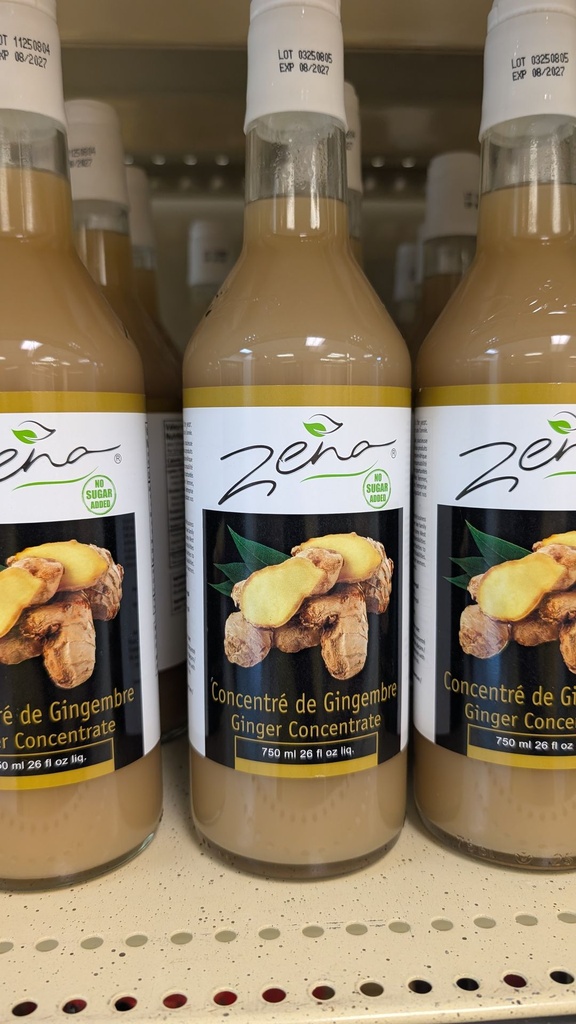 Sirop de Gingembre Zena 750ml - BSX