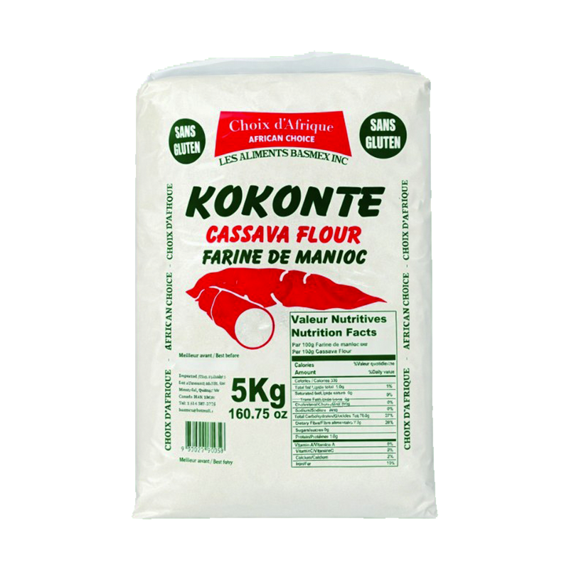 [ESF144] Farine de Manioc Kokonte Choix d'Afrique 5kg - BSX