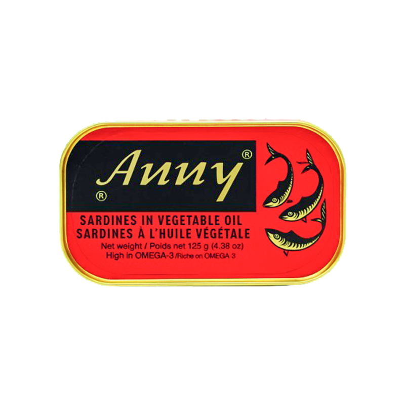 [ESF169] Sardine ANNY Huile Végétale & Piment 125g - BSX