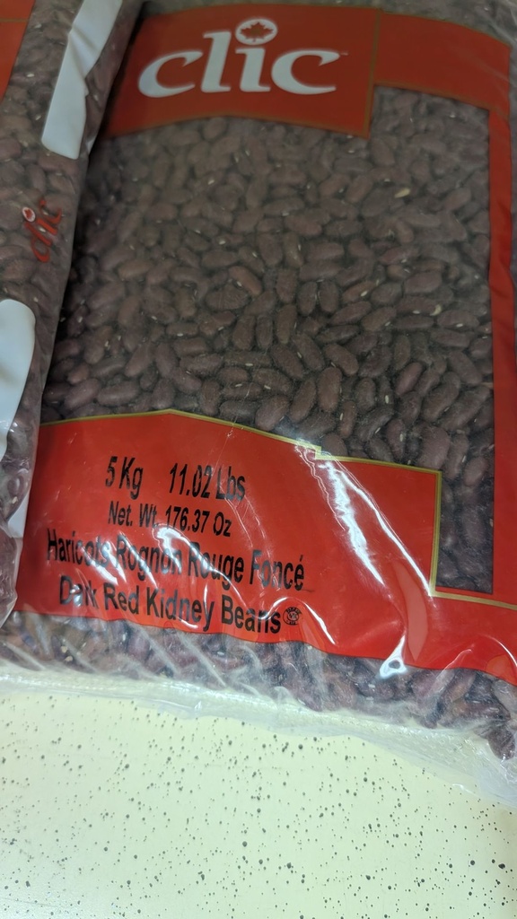 [ESF235] Haricots rognons rouge foncé 5kg- (CLC)
