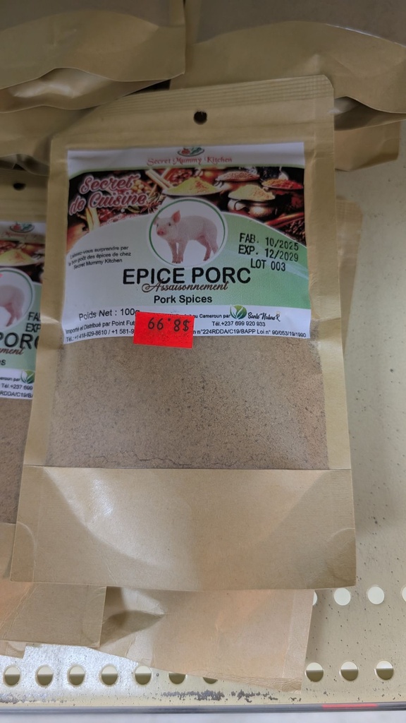 [ESF546] Épice Porc-100g- MF