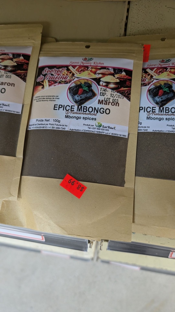 Épice Mbongo 100g