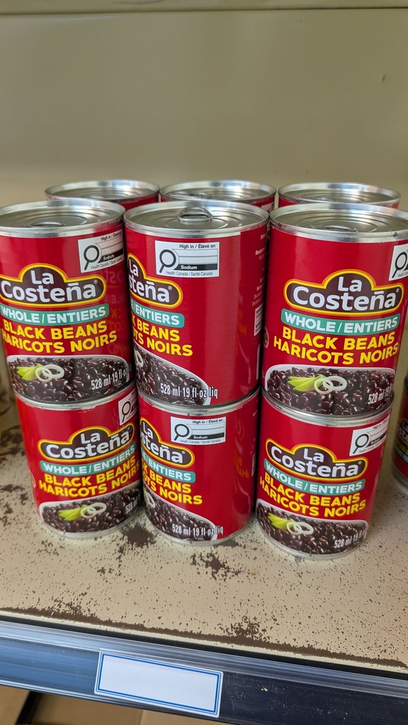 [ESF331] La Costena Whole Black Beans-528ml