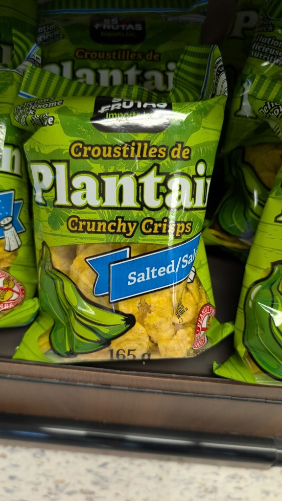 Croustille de Plantain Salé-Chips/ 165g