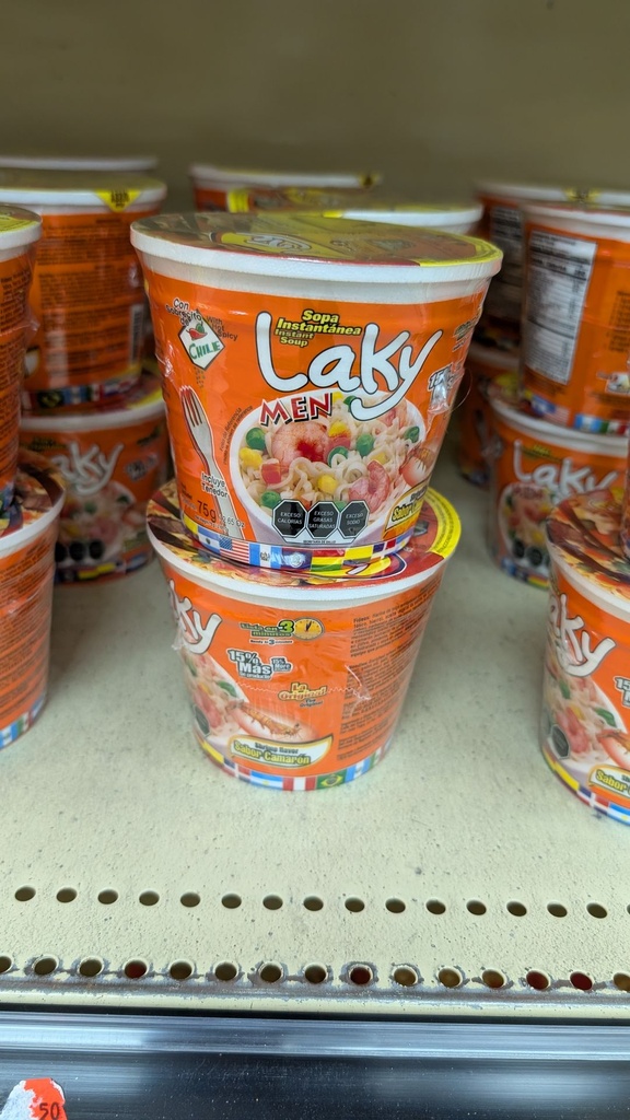 [ESF468] Laky Men Sopa Camaron 75g