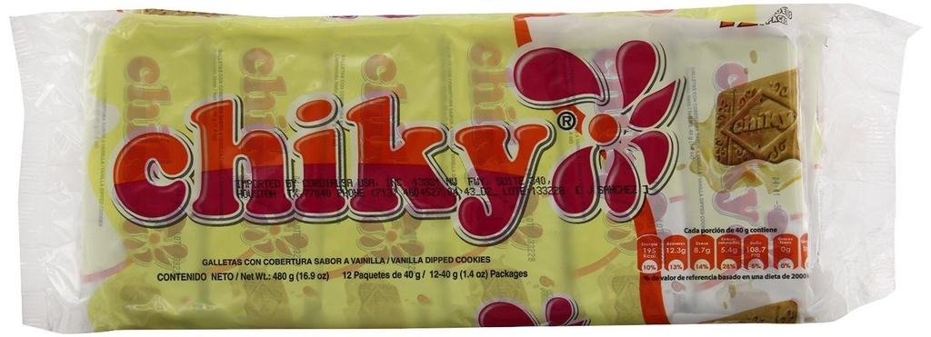 Chiky Vanilla Cookies 480g